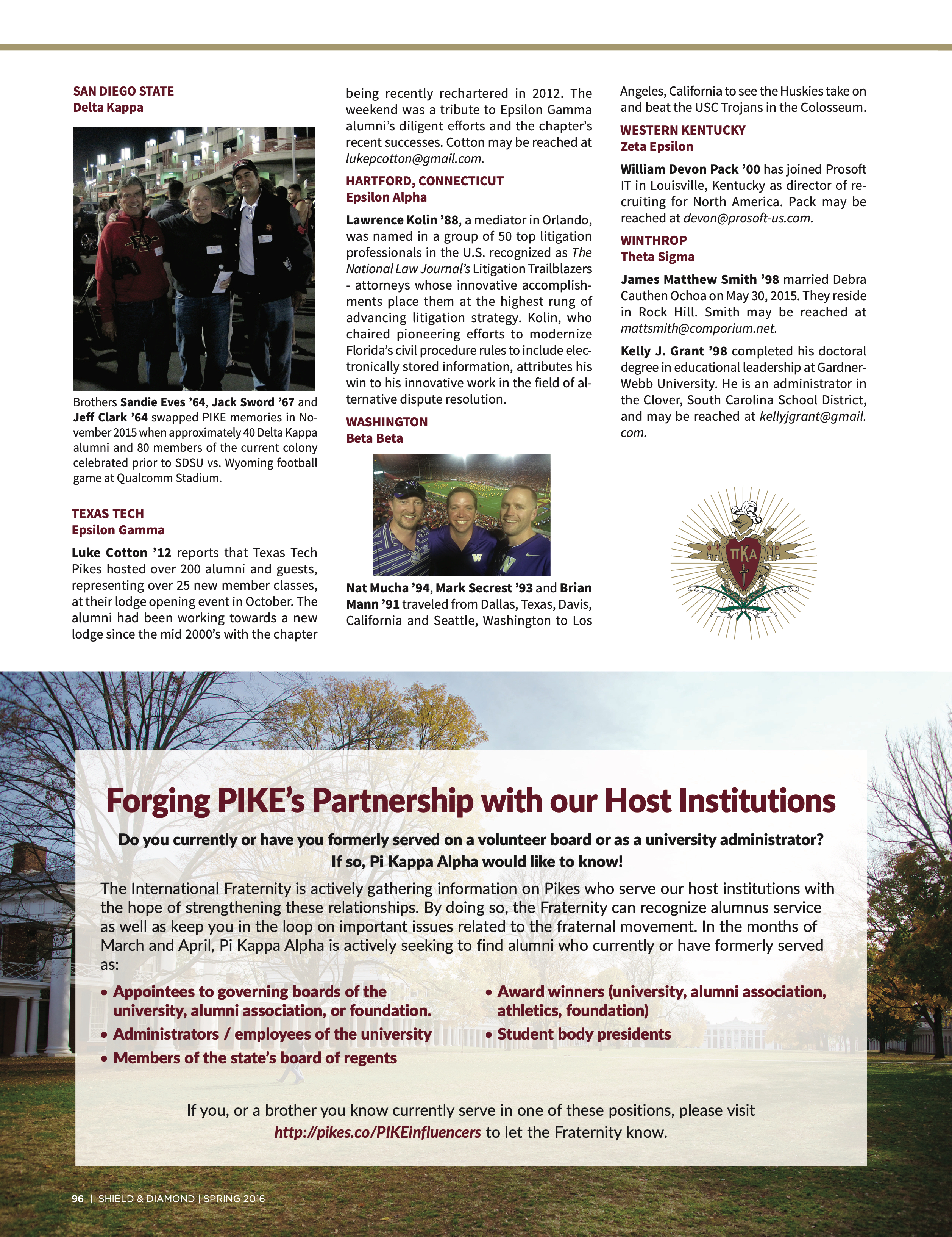 Forging Pike's Partnership With Our Host Institutions
